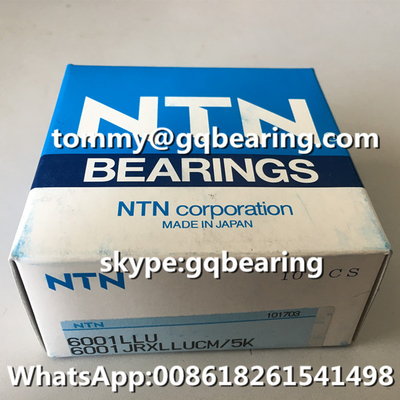 10 PCS Packing NTN 6001JRXLLUCM/5K Rubber Sealed Deep Groove Ball Bearing
